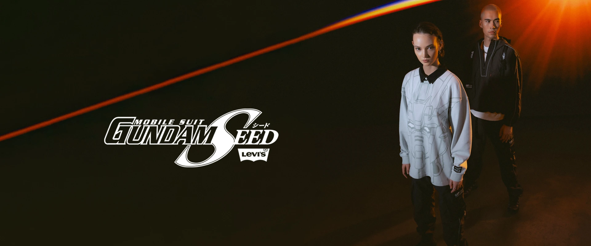 photo of Levi’s® and Gundam collaborate on a new futuristic collection.
