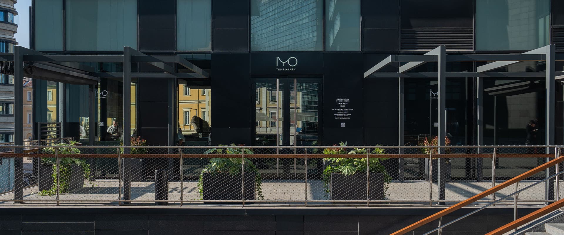 IYO chooses Portanuova again for its temporary restaurant in Piazza Alvar Aalto.