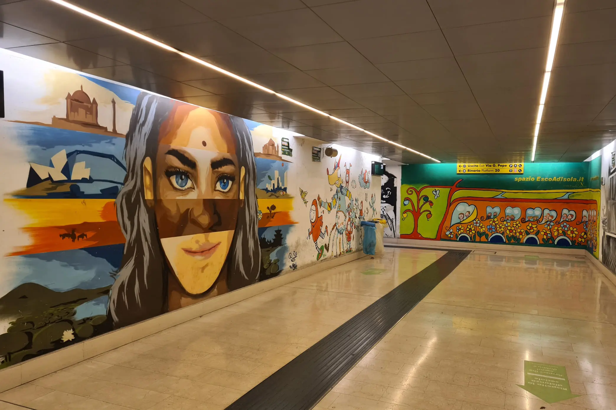 In Portanuova c’è un sottopasso magico, è quello della Stazione Garibaldi