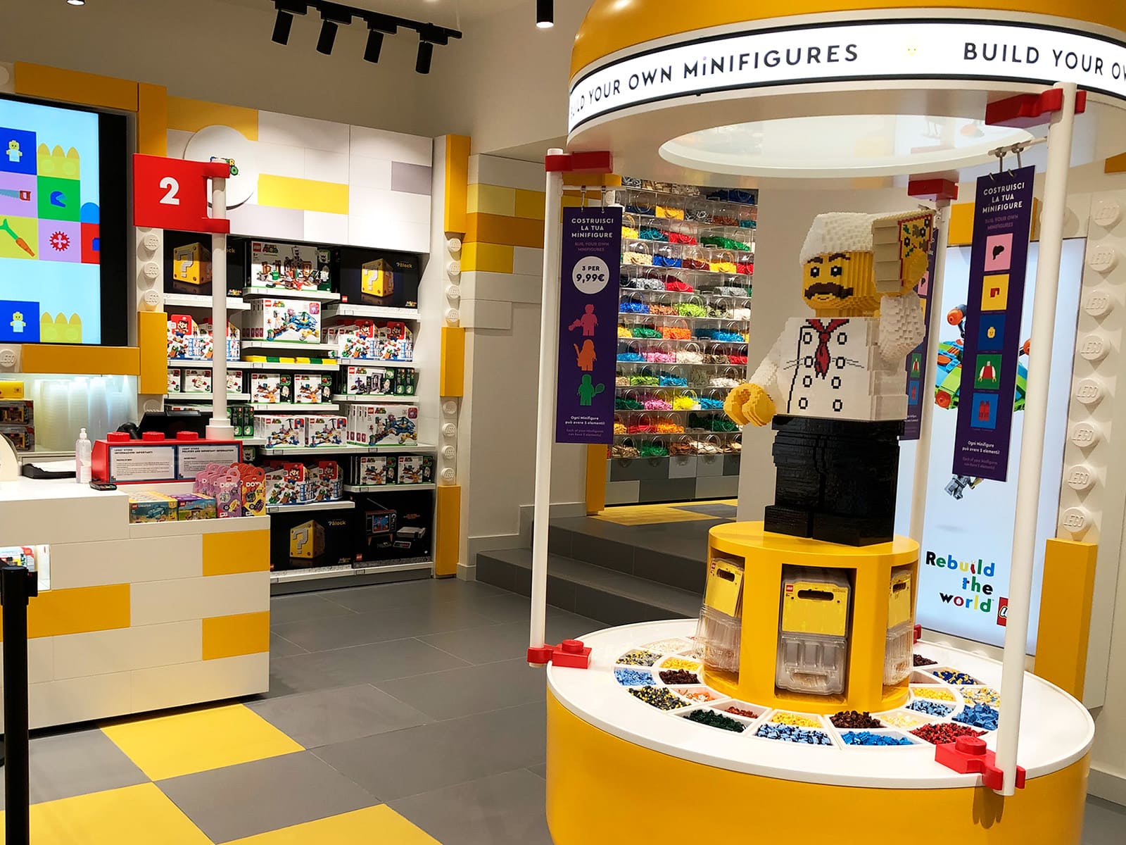 The new LEGO® Certified Store: the construction site that makes everyone’s dreams come true