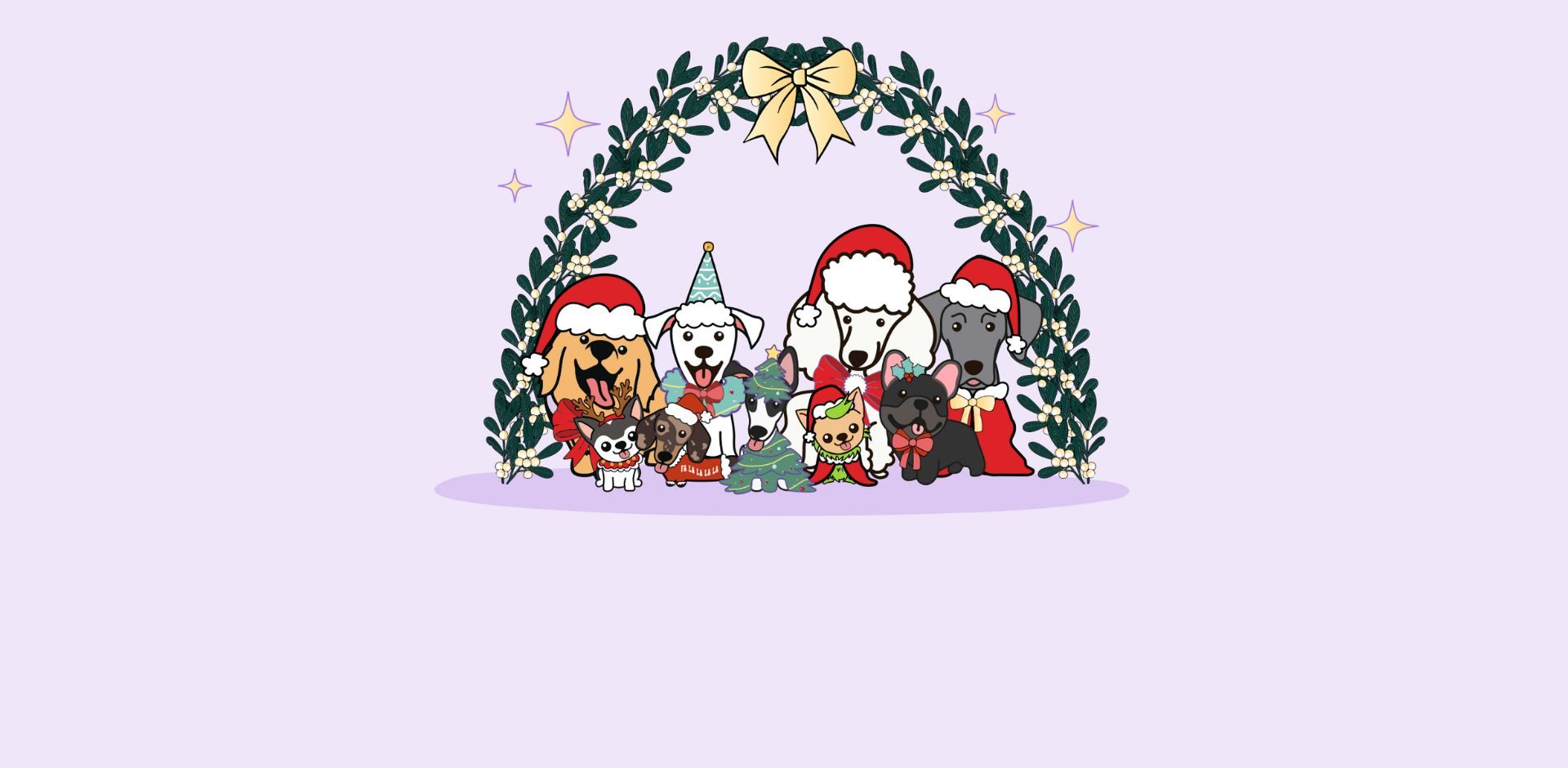 photo of Pet jumpsuit: XMAS parade